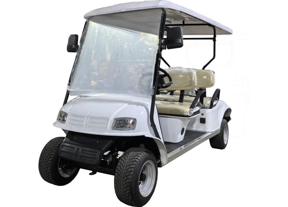 Heritage D HD40 electric vehicle, front three-quarter view