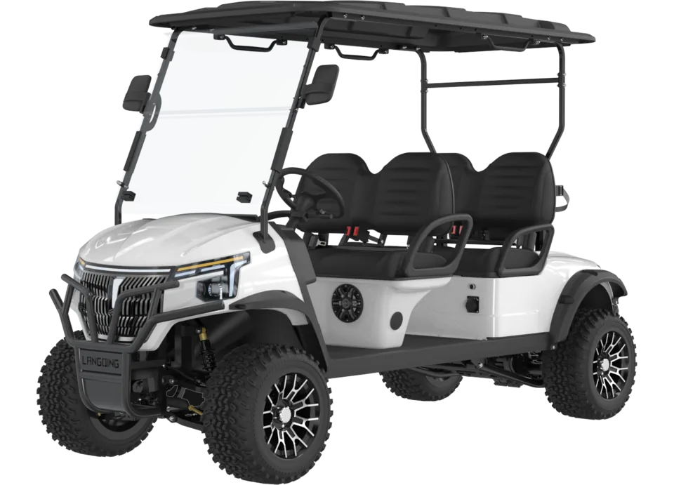 Trailblazer GT TG40 electric vehicle, front three-quarter view