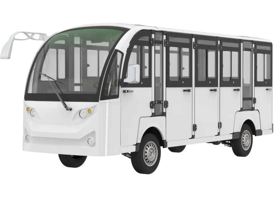 Transit TR14L, enclosed, with doors, front three-quarter view