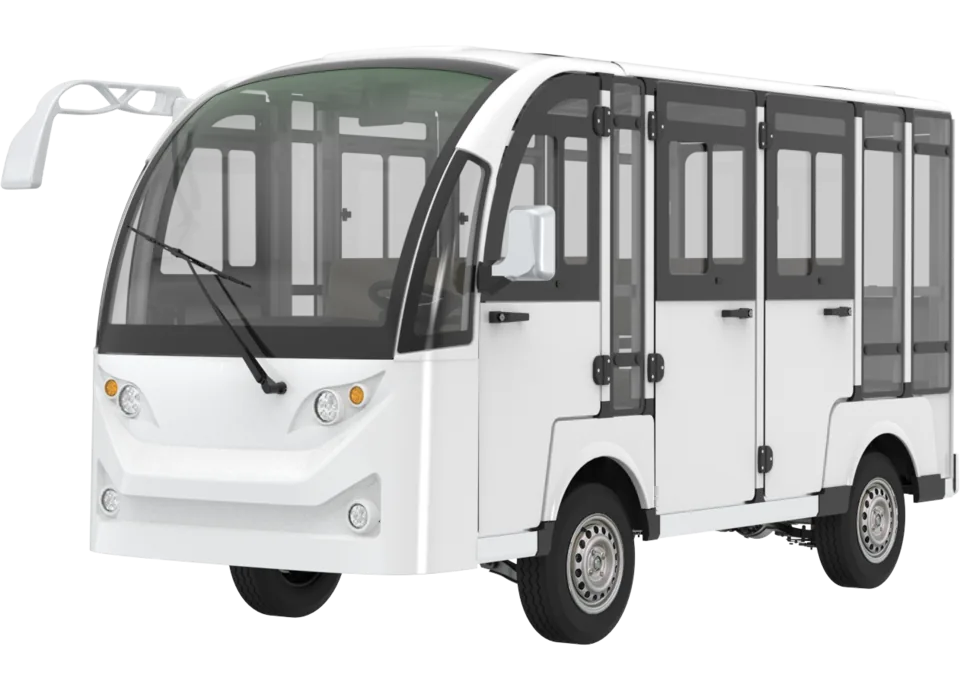 Transit TR8, enclosed, with doors, front three-quarter view